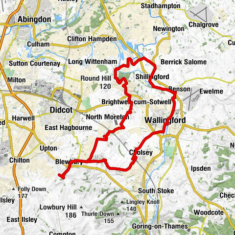 Saint Peters - Blewburton Hill - Round Hill - Wallingford