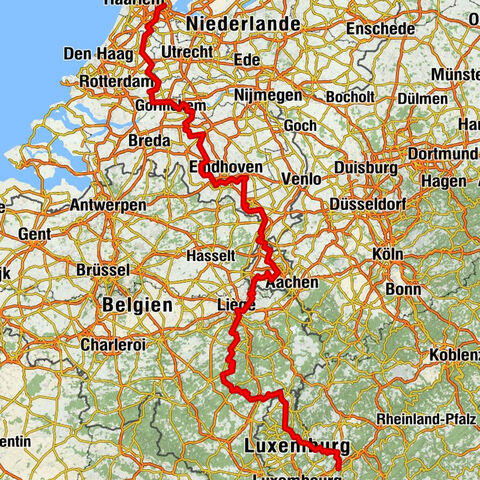 Oosterdokseiland - Kollenberg - Sousberg - Wasserbilligerbrück