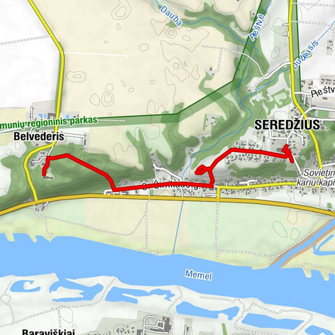 Seredžius - Seredžiaus Šv. Jono Krikštytojo bažnyčia - Belvederis - Seredžiaus seniūnija