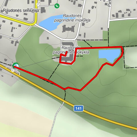 Raudonė - Raudonės pilies bokštas