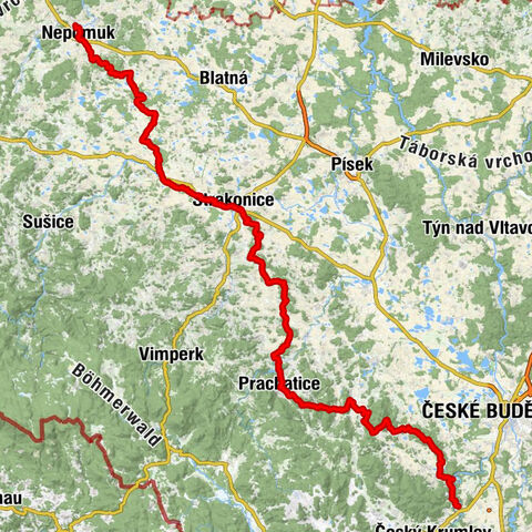 Zahrady nad řekou - Kluk - Helfenburk - Klášter