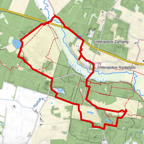 Haderslev Kommune - Enderupskov - Ballum Bjerg - Gelsbro