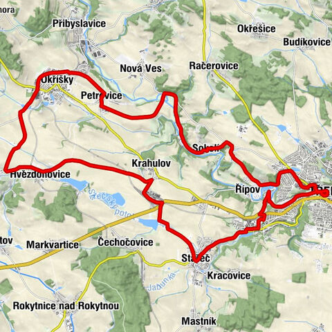 Okříšky - kostel Svatého Martina - Kaple Nejsvětějšího Srdce Páně