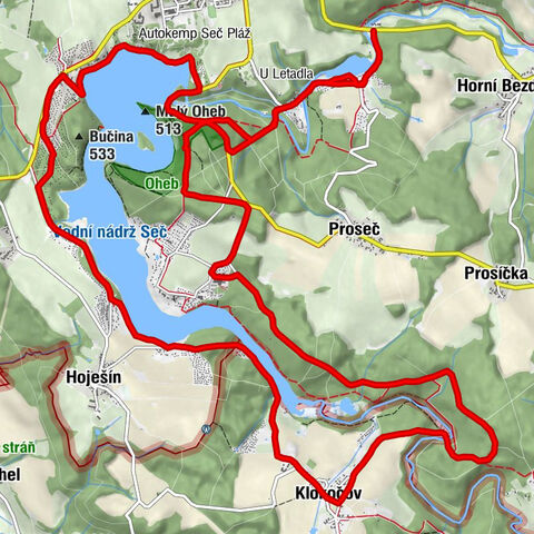 Hořelec - Ústupky - Na Pilce