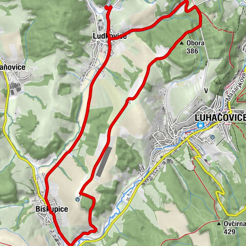 Ludkovice - Kaple Panny Marie - Obora