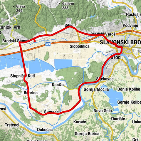 Stari Slatinik - crkva Preobraženja Gospodinova - Crkva Krista Kralja - crkva rođenja svetog Ivana Krstitelja