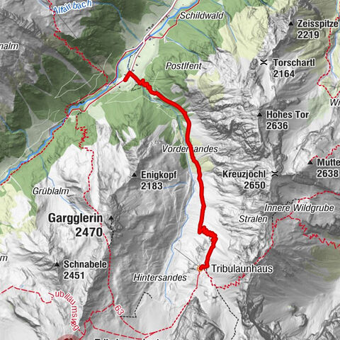 Wanderung zur Tribulaunhütte