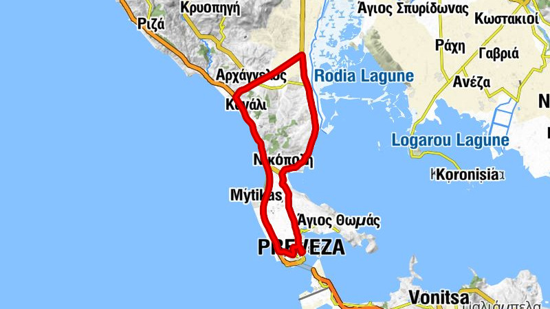 Άγιος Ανδρέας - Πρέβεζα - Κανάλι - Άγιος Αθανάσιος