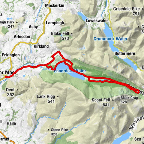 Cleator Moor - Wath Brow - Ennerdale Bridge - Croasdale
