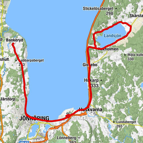 Bankeryd - Villa Vesuvio - Lillgården - Route 66