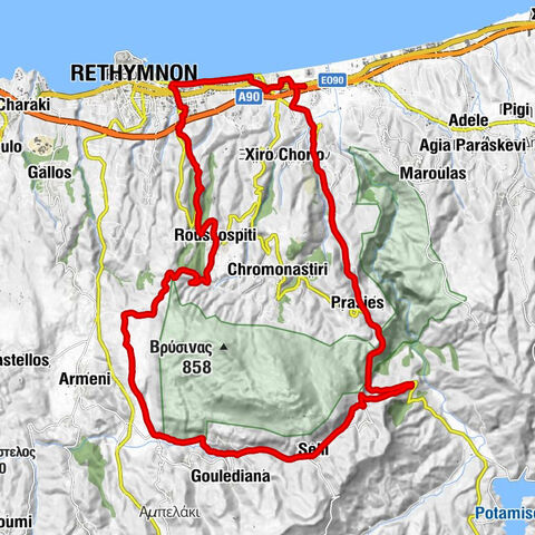 Μισίρια - Βαμβακάς - Άγιος Ιωάννης - Άγιος Τίτος