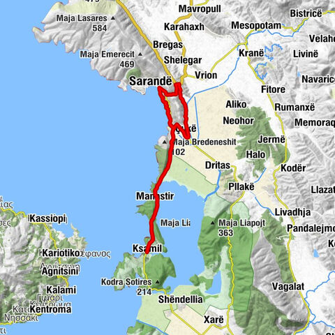 Ksamil - Qafa Martesës - Kisha Pagëzuese e Metoqit - Qafa Gjashtës