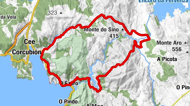 O Fieiro - Igrexa de Santiago de Arcos - Igrexa de San Salvador de Colúns - Igrexa de Santiago da Ameixenda