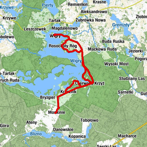 Monkinie - Krusznik - Zakąty - Kościół pw. Niepokalanego Poczęcia Najświętszej Maryi Panny