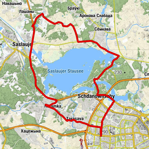 Каменная Горка - Мінск - Каракатица - Берлога