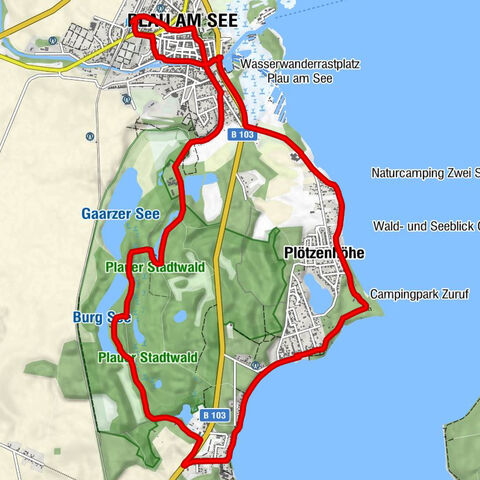 Plau am See - Appelburg - Silbermühle