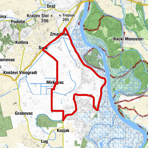 Zmajevac - crkva Našašća Svetog Križa - Kovac Csarda - Crkva svetog Antuna