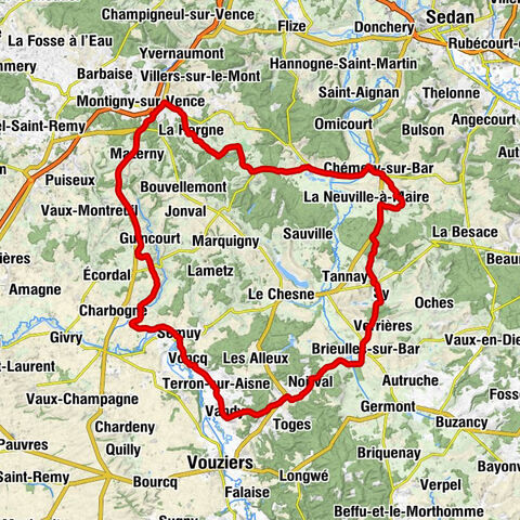 Poix-Terron - Église Saint-Martin - Église Saint-Nicolas - Mazerny