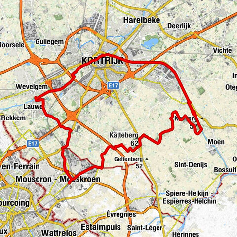 Mouscron - Moeskroen - Kapel Meulemeester - Katteberg