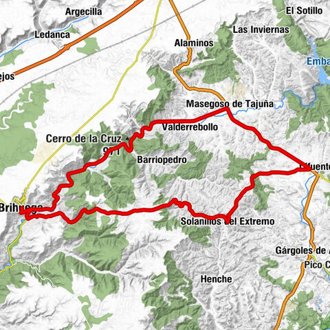 Brihuega - Malacuera - Olmeda del Extremo - Solanillos del Extremo