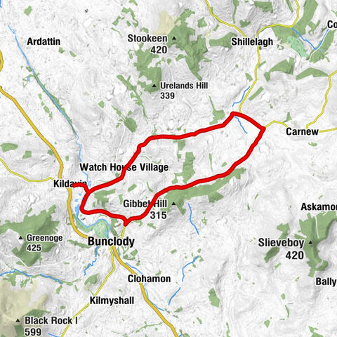Kildavin - Croneyhorn Bridge - Ballingate Bridge - Watch House Village