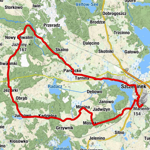 Szczecinek - Kościół pw. Matki Bożej Różańcowej - Kaplica pw. Miłosierdzia Bożego - Marientron