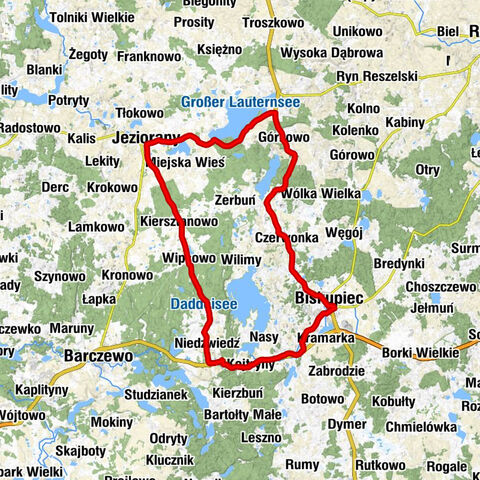 powiat olsztyński - Kościół pw. Świętego Jana Marii Vianney'a i Narodzenia Najświętszej Maryi Panny - Kościół pw. Błogosławionej Karoliny Kózkówny - Kaplica dojazdowa