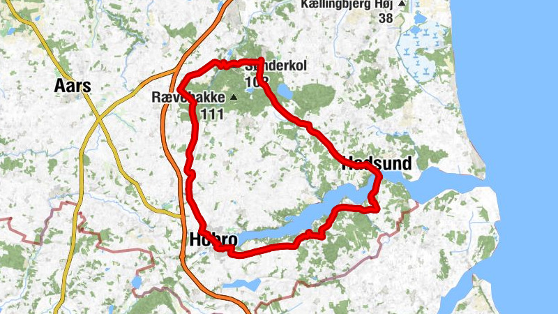 Skørping - Aarestrup Kirke - Kirkebakke - Nørrekol