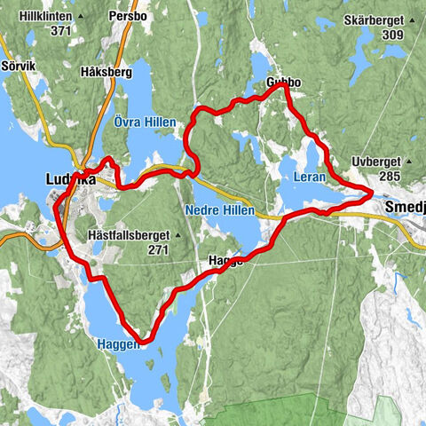 Smedjebackens kommun - Hagge - Ludvika - Sjövad