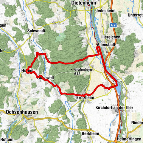 Hürbel - Huggenlaubach - Niedernzell - Krone