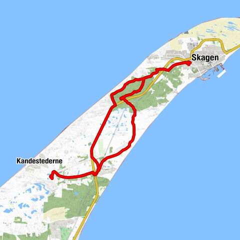 Skagen - Lundholm - Hulsig - Rannerød