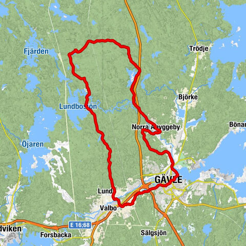 Gävle - Backa - Alborga