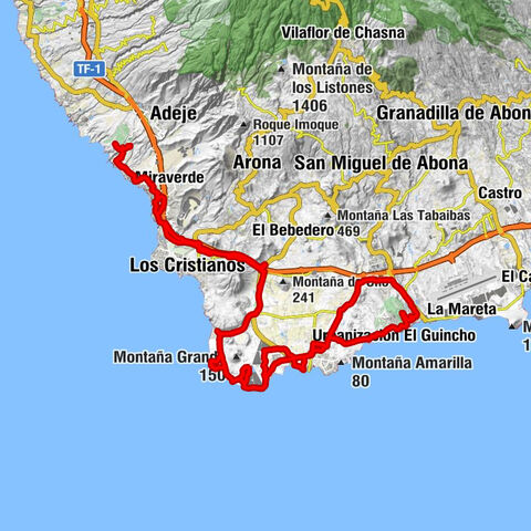 La Caleta - Ermita de la Encarnacion - Ghe Pel Ling Canarias - Los Cristianos