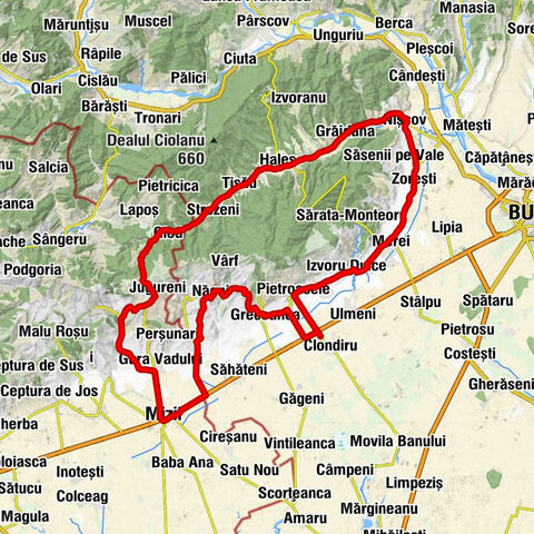 Sărata - Biserica Sfânta Maria - Biserica Mierea - Biserica Strezeni
