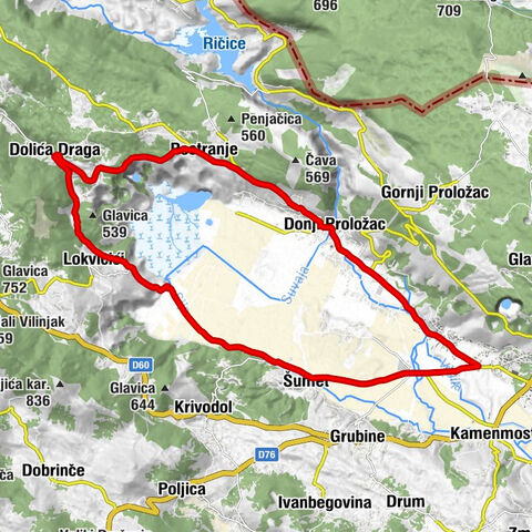Zdilar - Sv. Ante - Sv. Mihovil - Velika Gospa
