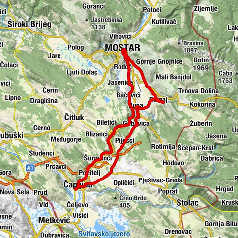 Čapljina - Crkva Presvetog Trojstva - Ćejvan-Ćehajina džamija - Crkva milosrdnog Isusa