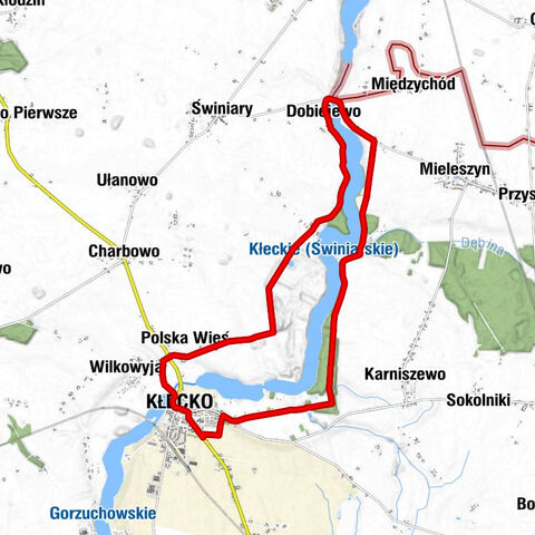 Kłecko - Osiedle Glinki - Borzątew - Dobiejewo