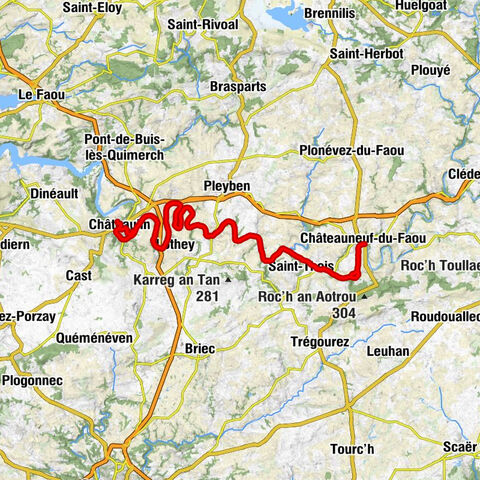 Châteaulin-Embranchement - Châteaulin - La Pointe - Chapelle de St Louis