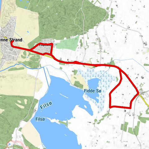 Henne Strand - Tuttesbjerg - Henne - Henne Kirkeby Kro