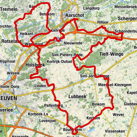 Vertrijk - Sint-Hilariuskerk - Middelberg - Kouterberg