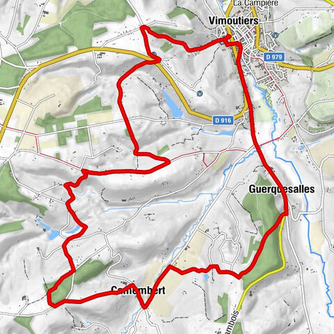 Vimoutiers - Guerquesalles - Camembert - Église Notre-Dame