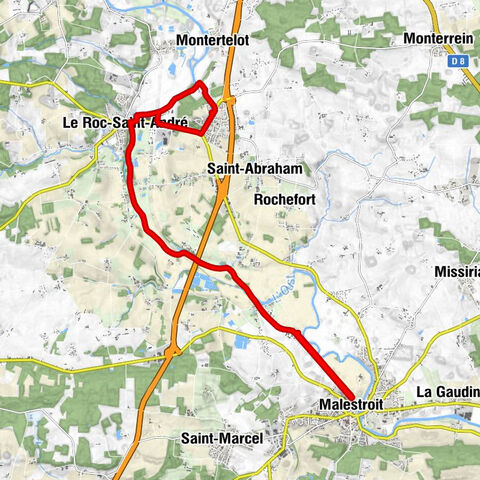 La Chapelle-Caro - Le Hingleuf - Le Bout du Pont - Église Saint-André