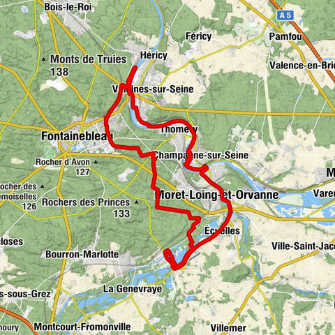 Thomery - Avon - Au bon Couscous - Église Saint-Mammès