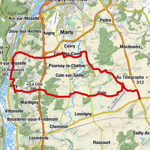 Silly-en-Saulnois - Col d'Arry - Église Saint-Arnould - Église Saint-Maurice