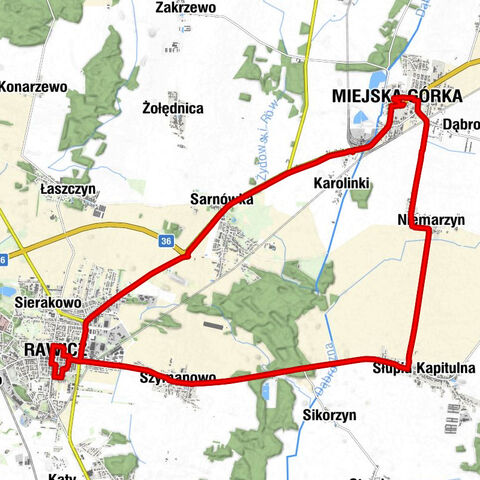 Miejska Górka - Kościół pw. Chrystusa Króla i Zwiastowania NMP - Rawicz - Kościół pw. św. Andrzeja Boboli