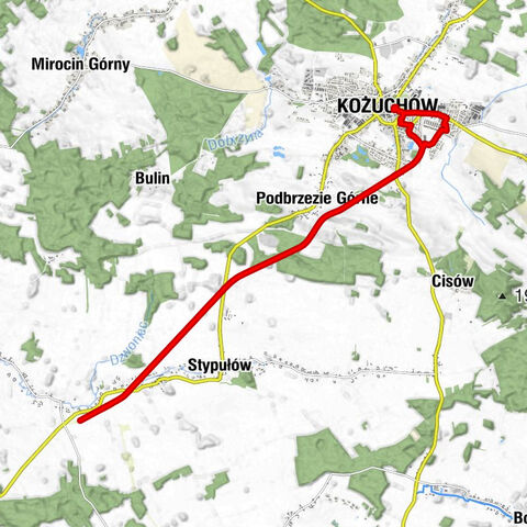 Kożuchów - Podbrzezie Górne