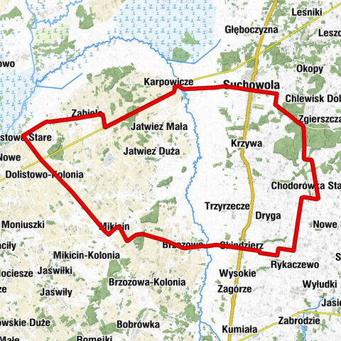 Suchowola - Dubasiewszczyzna - Kolonia Skindzierz - Kościół pw. Świętego Jana Chrzciciela