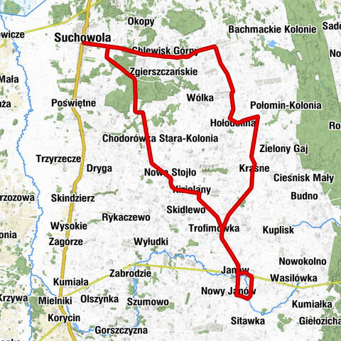 Suchowola - Chlewisk Dolny - Chlewisk Górny - Kościół pw. Przemienienia Pańskiego