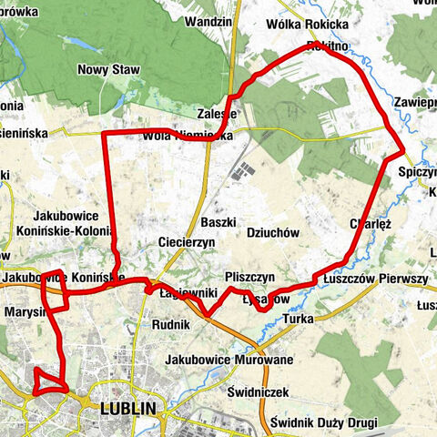 Czechów Dolny - Jakubowice Konińskie - Kościół pw. Wniebowzięcia Najświętszej Maryi Panny w Bystrzycy - Lublin