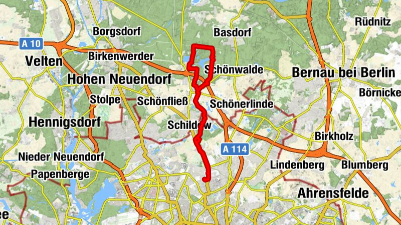 Berlin - Mühlberg - Mönchmühle - Pegasos